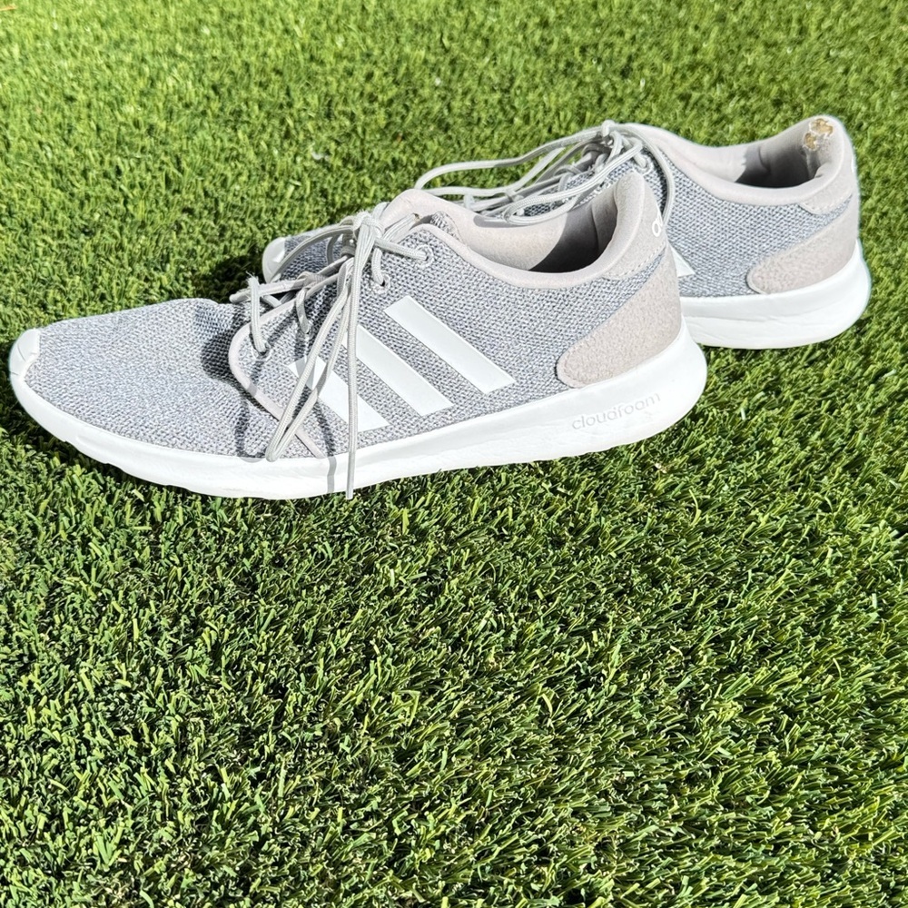 Adidas Cloudfoam QT Racer Running Shoe in Gray - Picture 5 of 7